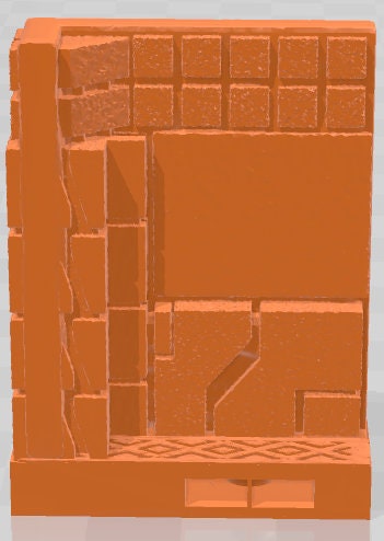 Short And Long Walls - Aztlan Clip On - Pathfinder - Dungeons & Dragons -RPG- Tabletop-Terrain - 28 mm / 1"- Aether Studios