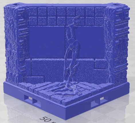 Curves, Corners, And Diagonals - Aztlan 6 Swamped A - Pathfinder - Dungeons & Dragons -RPG- Tabletop-Terrain - 28 mm / 1"- Aether Studios