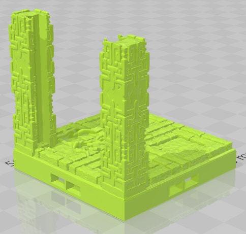 Doors - Aztlan 6 Swamped A - Pathfinder - Dungeons & Dragons -RPG- Tabletop-Terrain - 28 mm / 1"- Aether Studios