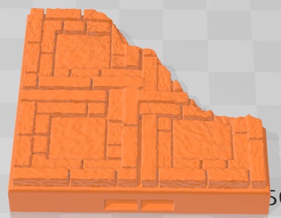 Ruins Set 1 - Aztlan 6 Swamped A - Pathfinder - Dungeons & Dragons -RPG- Tabletop-Terrain - 28 mm / 1"- Aether Studios