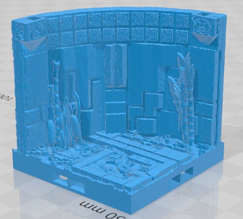 Curves, Corners, And Corridors - Aztlan 6 Swamped B - Pathfinder - Dungeons & Dragons -RPG- Tabletop-Terrain - 28 mm / 1"- Aether Studios