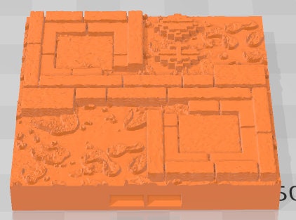 Floors - Aztlan 6 Swamped B - Pathfinder - Dungeons & Dragons -RPG- Tabletop-Terrain - 28 mm / 1"- Aether Studios