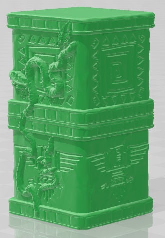 Scatter Pillars - Aztlan 6 Swamped - Pathfinder - Dungeons & Dragons -RPG- Tabletop-Terrain - 28 mm / 1"- Aether Studios