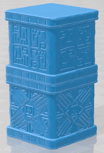 Scatter Pillars - Aztlan 6 Swamped - Pathfinder - Dungeons & Dragons -RPG- Tabletop-Terrain - 28 mm / 1"- Aether Studios