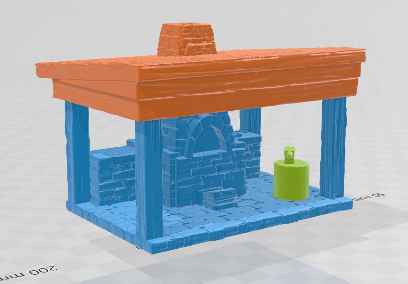 Smithy - Oars Rest - DND - Dungeons & Dragons - RPG - Pathfinder - Tabletop - 28mm