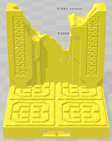 Ruins Set 1 - Dwarven Clan - Pathfinder - Dungeons & Dragons -RPG- Tabletop-Terrain - 28 mm / 1"- Aether Studios