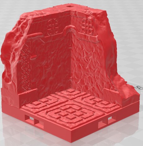 Ruins Set 2 - Dwarven Clan - Pathfinder - Dungeons & Dragons -RPG- Tabletop-Terrain - 28 mm / 1"- Aether Studios