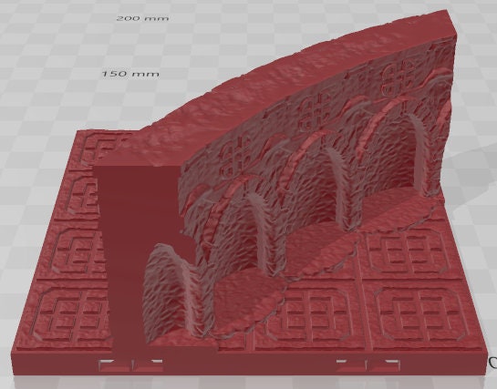 Arena Low Walls - Dwarven Clan - Pathfinder - Dungeons & Dragons -RPG- Tabletop-Terrain - 28 mm / 1"- Aether Studios