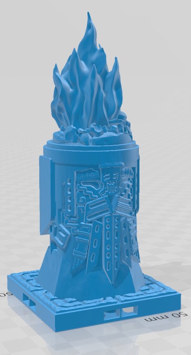 Kings Company Brazier - Dwarven Clan - Pathfinder - Dungeons & Dragons -RPG- Tabletop-Terrain - 28 mm / 1"- Aether Studios