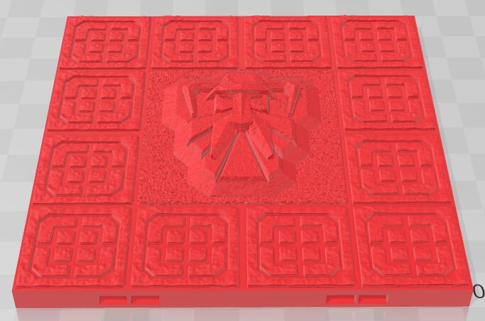4x4 Tile Floors - Dwarven Kingdom - Pathfinder - Dungeons & Dragons -RPG- Tabletop-Terrain - 28 mm / 1"- Aether Studios
