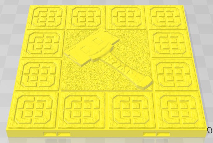 4x4 Tile Floors - Dwarven Kingdom - Pathfinder - Dungeons & Dragons -RPG- Tabletop-Terrain - 28 mm / 1"- Aether Studios
