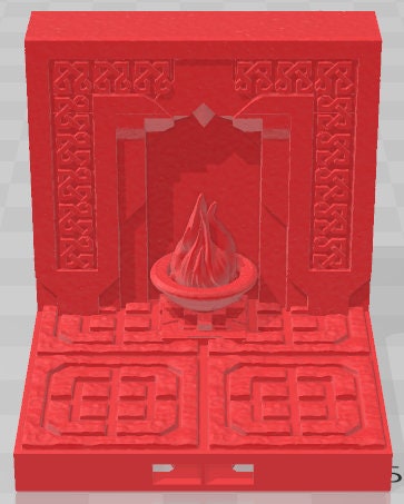 2x2 Walls Set 2 - Dwarven Kingdom - Pathfinder - Dungeons & Dragons -RPG- Tabletop-Terrain - 28 mm / 1"- Aether Studios