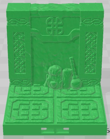 2x2 Walls Set 2 - Dwarven Kingdom - Pathfinder - Dungeons & Dragons -RPG- Tabletop-Terrain - 28 mm / 1"- Aether Studios