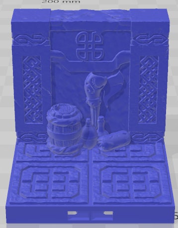 2x2 Walls Set 2 - Dwarven Kingdom - Pathfinder - Dungeons & Dragons -RPG- Tabletop-Terrain - 28 mm / 1"- Aether Studios