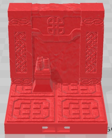 2x2 Walls Set 3 - Dwarven Kingdom - Pathfinder - Dungeons & Dragons -RPG- Tabletop-Terrain - 28 mm / 1"- Aether Studios