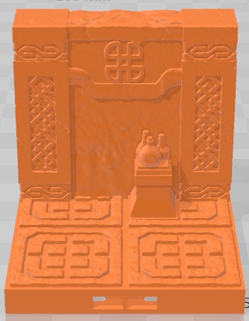 2x2 Walls Set 3 - Dwarven Kingdom - Pathfinder - Dungeons & Dragons -RPG- Tabletop-Terrain - 28 mm / 1"- Aether Studios