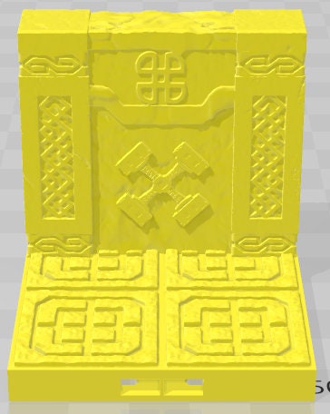 2x2 Walls Set 3 - Dwarven Kingdom - Pathfinder - Dungeons & Dragons -RPG- Tabletop-Terrain - 28 mm / 1"- Aether Studios