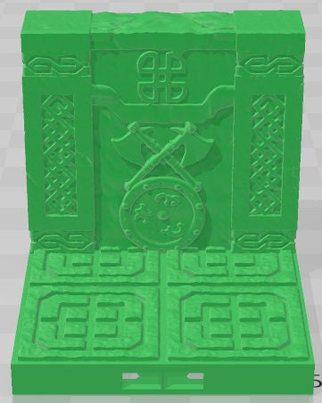2x2 Walls Set 3 - Dwarven Kingdom - Pathfinder - Dungeons & Dragons -RPG- Tabletop-Terrain - 28 mm / 1"- Aether Studios