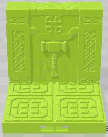 2x2 Walls Set 3 - Dwarven Kingdom - Pathfinder - Dungeons & Dragons -RPG- Tabletop-Terrain - 28 mm / 1"- Aether Studios