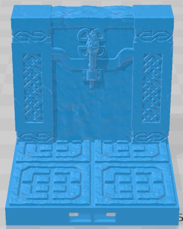 2x2 Walls Set 3 - Dwarven Kingdom - Pathfinder - Dungeons & Dragons -RPG- Tabletop-Terrain - 28 mm / 1"- Aether Studios