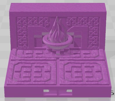 HPT 2x2 Tile Set 1 - Dwarven Half Sized Kingdom - Pathfinder - Dungeons & Dragons -RPG- Tabletop-Terrain - 28 mm / 1"- Aether Studios