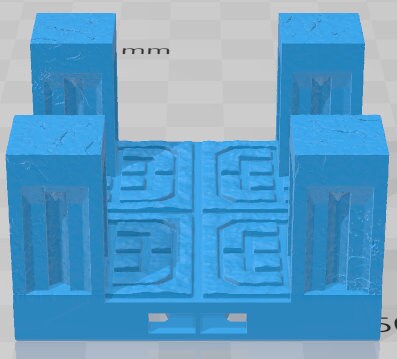 HPT 2x2 Tile Set 1 - Dwarven Half Sized Kingdom - Pathfinder - Dungeons & Dragons -RPG- Tabletop-Terrain - 28 mm / 1"- Aether Studios