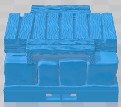 Low Docks Set 1 - Dockyards - Pathfinder - Dungeons & Dragons -RPG- Tabletop-Terrain - 28 mm / 1"- Aether Studios