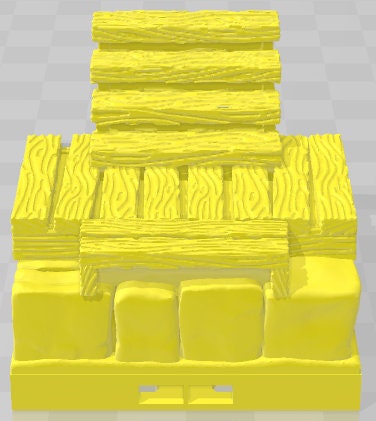 Low Docks Set 1 - Dockyards - Pathfinder - Dungeons & Dragons -RPG- Tabletop-Terrain - 28 mm / 1"- Aether Studios
