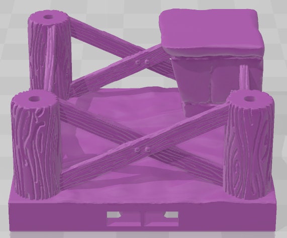 Wharf Set 1 - Dockyards Wharf - Pathfinder - Dungeons & Dragons -RPG- Tabletop-Terrain - 28 mm / 1"- Aether Studios