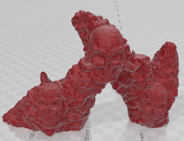 Skull Rock - Swamp of Sorrows - Pathfinder - Dungeons & Dragons -RPG- Tabletop-Terrain - 28 mm / 1"- Aether Studios