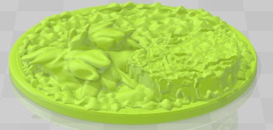 Miniature Bases Set 2 - Swamp of Sorrows - Pathfinder - Dungeons & Dragons -RPG- Tabletop-Terrain - 28 mm / 1"- Aether Studios