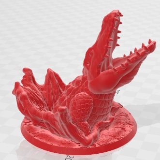 Stretch Crocs And Lizards Minis - Swamp of Sorrows - Pathfinder - Dungeons & Dragons -RPG- Tabletop-Terrain - 28 mm / 1"- Aether Studios