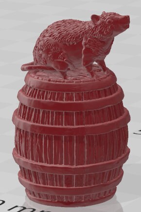 Stretch Rat Minis - Swamp of Sorrows - Pathfinder - Dungeons & Dragons -RPG- Tabletop-Terrain - 28 mm / 1"- Aether Studios