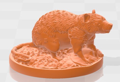 Stretch Rat Minis - Swamp of Sorrows - Pathfinder - Dungeons & Dragons -RPG- Tabletop-Terrain - 28 mm / 1"- Aether Studios