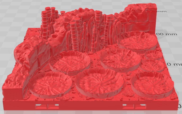 Ruined Tower Set 1 - Swamp of Sorrows - Pathfinder - Dungeons & Dragons -RPG- Tabletop-Terrain-28 mm / 1"- Aether Studios