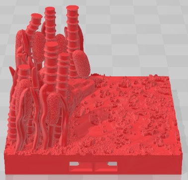 Scarlletfens Reed Walls Set 1 - Swamp of Sorrows - Pathfinder - Dungeons & Dragons -RPG- Tabletop-Terrain-28 mm / 1"- Aether Studios
