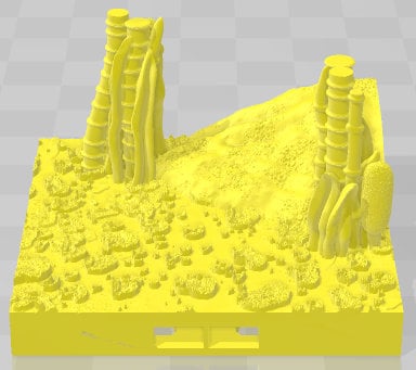 Raised Mud Corners - Swamp of Sorrows - Pathfinder - Dungeons & Dragons -RPG- Tabletop-Terrain-28 mm / 1"- Aether Studios