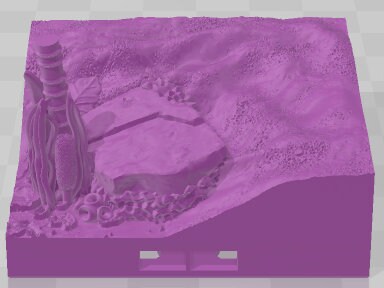 Raised Mud Corners - Swamp of Sorrows - Pathfinder - Dungeons & Dragons -RPG- Tabletop-Terrain-28 mm / 1"- Aether Studios