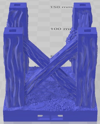 2x2 Raised Mud Floors - Swamp of Sorrows - Pathfinder - Dungeons & Dragons -RPG- Tabletop-Terrain-28 mm / 1"- Aether Studios