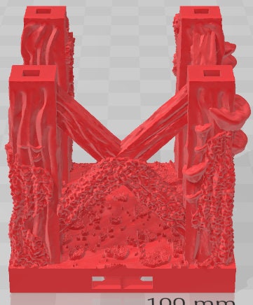 Swamp Shack Raised Piers - Swamp of Sorrows - Pathfinder - Dungeons & Dragons -RPG- Tabletop-Terrain-28 mm / 1"- Aether Studios