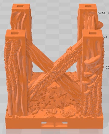 Swamp Shack Raised Piers - Swamp of Sorrows - Pathfinder - Dungeons & Dragons -RPG- Tabletop-Terrain-28 mm / 1"- Aether Studios