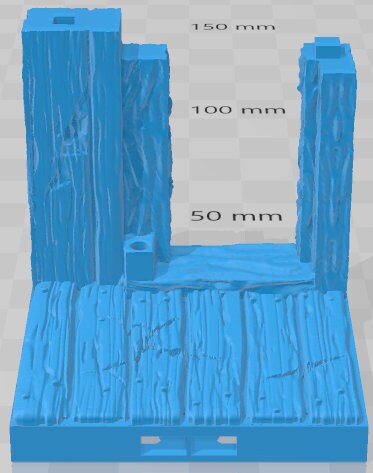 Swamp Shack Cracked 2x2 Tiles Set 1 - Swamp of Sorrows - Pathfinder - Dungeons & Dragons -RPG- Tabletop-Terrain-28 mm / 1"- Aether Studios