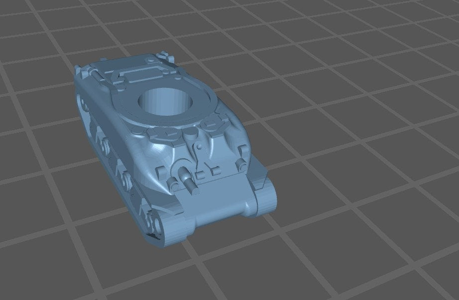 M4A1 - 1:200 - US - Tanks - Armored Vehicle - World Of Tanks - War Game - Wargaming - Axis and Allies - Tabletop Games