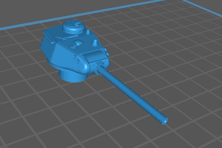 IS-1 plus Turret - 1:100 Scale - USSR - Tanks - Armored Vehicle - World Of Tanks - War Game - Wargaming - Axis and Allies - Tabletop Games