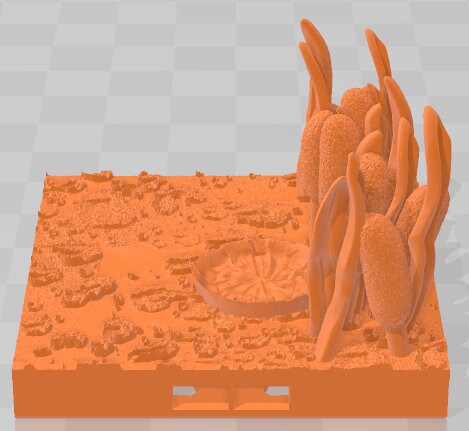 Brackish Reed Walls Set 1 - Swamp of Sorrows - Pathfinder - Dungeons & Dragons -RPG- Tabletop-Terrain-28 mm/1-AetherStudios