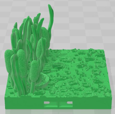 Brackish Reed Walls Set 1 - Swamp of Sorrows - Pathfinder - Dungeons & Dragons -RPG- Tabletop-Terrain-28 mm/1-AetherStudios