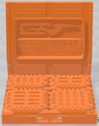 Hall Of Hero's Set 2 - Space Ships 3 - Pathfinder - Dungeons & Dragons -RPG- Tabletop-Terrain-28 mm/1-AetherStudios