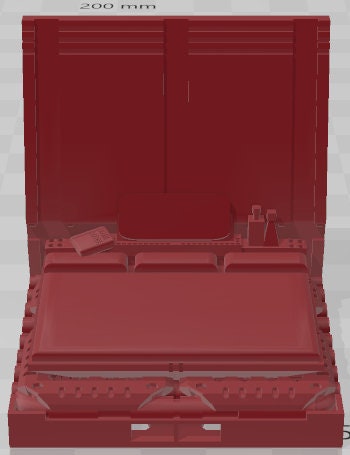 Captain Quarters Set 2 - Space Ships 3 - Pathfinder - Dungeons & Dragons -RPG- Tabletop-Terrain-28 mm/1-AetherStudios