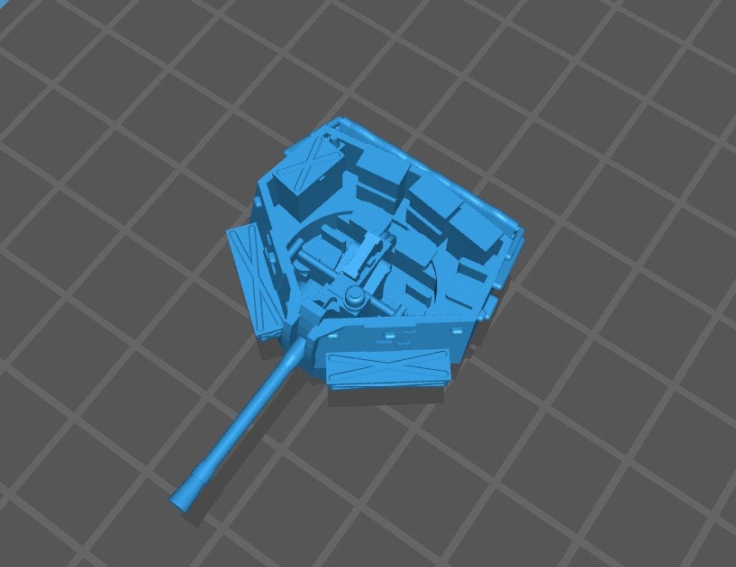 ZSU-37 w/ Turret - 1:100 scale - USSR - Tanks - Armored Vehicle - World Of Tanks - War Game - Wargaming - Axis and Allies - Tabletop Games