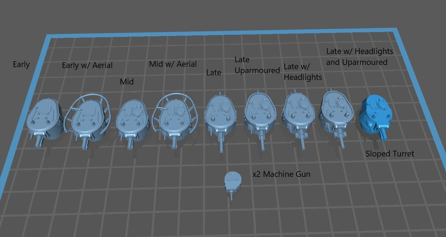T-28 2 MG / 1 Turret -1:100 scale - USSR - Tanks - Armored Vehicle - World Of Tanks - War Game - Wargaming - Axis and Allies - Tabletop Game
